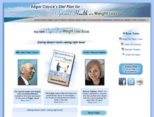 Tablet Screenshot of edgarcaycediet.com